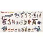 FANTASY MINIATURES SET DUNGEONS & LASERS - FIGURINES
