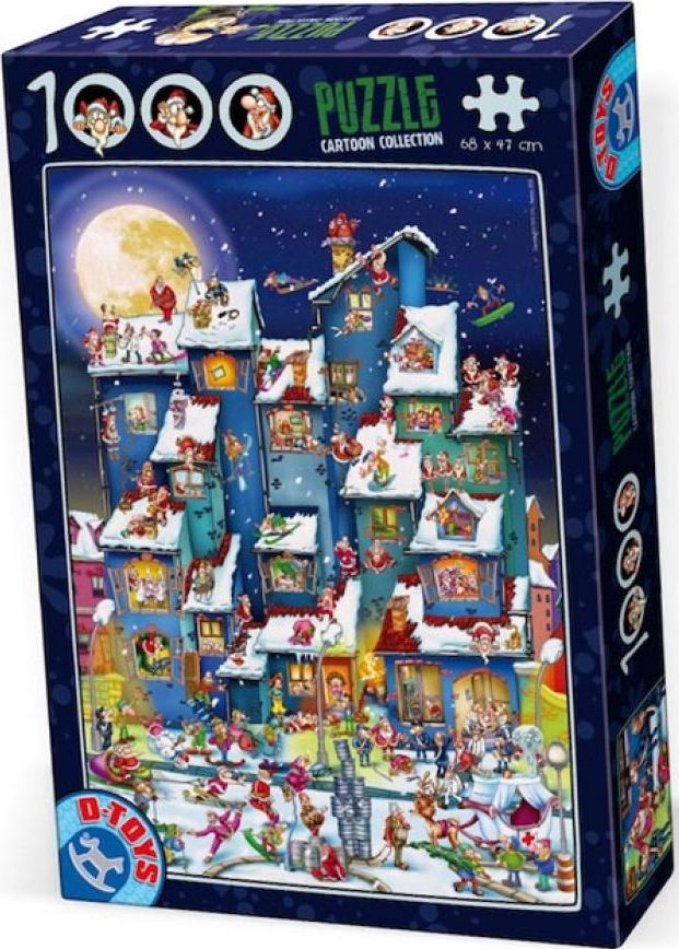 PUZZLE 1000 MAISON PERE NOEL LETEMPLEDUJEU.FR > JEUX TRADITIONNELS