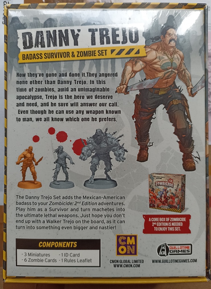 DANNY TREJO MACHETE ZOMBICIDE (ANGLAIS) LETEMPLEDUJEU.FR > JEUX DE