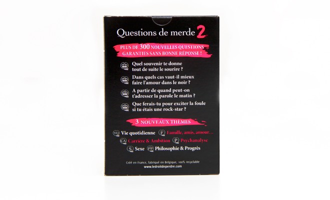QUESTIONS DE MERDE ! 2 QDM 2   > JEUX DE SOCIÉTÉ > DIVERS  VF > DIVERS