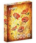 1000P RED POPPIES PAINTING