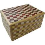 BOITE JAPONAISE 12 MOUVEMENTS / 3 SUNS DAMIERS