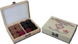 BOITE PIONS DE CARROM COMPET