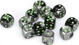 12D6 16MM NOIR-GRIS/VERT