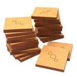 20 SOCLES MDF 25X25MM GREEN STUFF WORLD