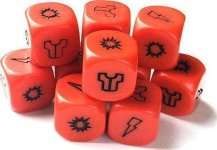ZOMBIE RED DICE PACK
