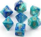 SET DE 7 DES - SARCELLE/OR