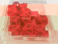 CHX26214 10D10 OPAQUE ROUGE & NOIR