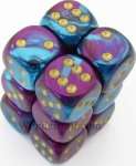 12D6 16MM VIOLET-TURQUOISE/OR