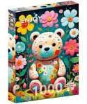 1000P FLOWER TEDDY BEAR