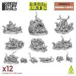 SET RESINE ANIMAUX - NUEES DE RATS GSW