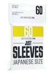 JUST SLEEVES - JAPANESE SIZE YELLOW (60 SLEEVES)