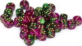 36D6 GEMINI VERT-VIOLET / OR