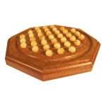 SOLITAIRE OCTOGONAL 22CM Ã  37 EMPLACEMENTS + BILLE EN BUIS 22MM 