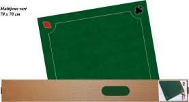 TAPIS MULTIJEUX 70X70 VERT