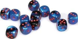 12D6 16MM NOIR ETOILE/ROUGE