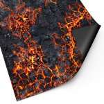 WARGAME MAT 155X114CM VOLCAN/FLAMECOIL PATH