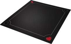 TAPIS EXCELLENCE NOIR 70X70