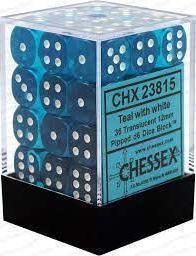 36D6 TRANSPARENT SARCELLE/BLANC