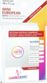 50 PROTEGES CARTES MINI EUROPEAN MATTE 46X71 (44x68)
