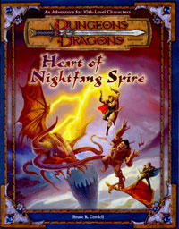 HEART OF NIGHTFANG SPIRE : DUNGEONS & DRAGONS 3E