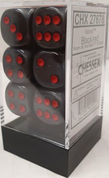12D6 VELVET NOIR/ROUGE