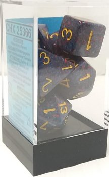 SPECKLED DICE SET - TWILIGHT