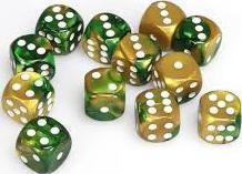 12D6 16MM OR-VERT/BLANC