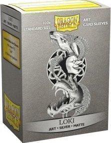 DRAGON SHIELD ART MATTE SILVER LOKI (100)