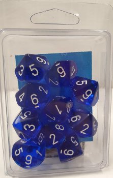 10D10 BLUE/BLANC TRANSLUCIDE