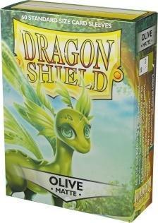 60P OLIVE MATTE STANDARD - POCHETTE DRAGON SHIELD