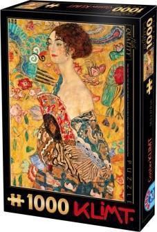 1000P LADY WITH A FAN (KLIMT)