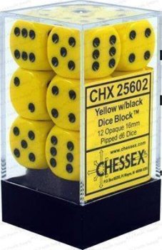 12D6 16MM JAUNE/NOIR