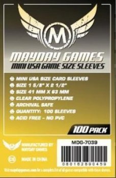 100 POCHETTES 41X63 MINI US