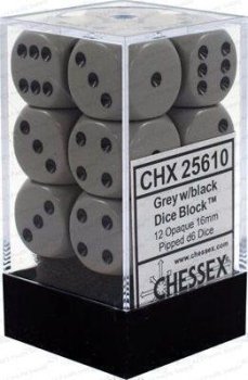 12D6 16MM GRIS/NOIR