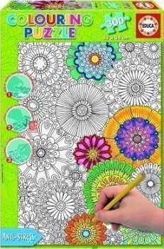 300P MAGNIFIQUE GRANDE FLEURS (A COLORIER)