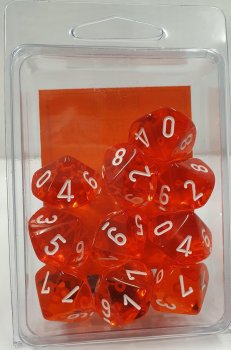 10D10 ORANGE/BLANC TRANSLUCIDE