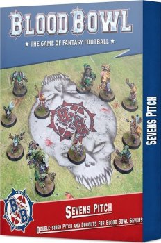 Terrain de Blood Bowl Ã Sept : terrain et fosses double face pour Blood Bowl Ã Sept