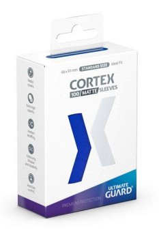 100P SLEEVES CORTEX STD BLEU MAT
