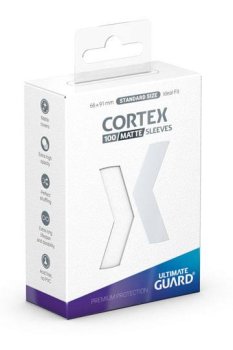 100P SLEEVES CORTEX STD BLANC MAT