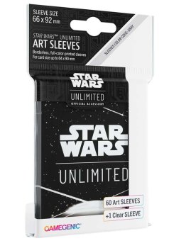 60 SLEEVES BLANC LOGO - STAR WARS UNLIMITED