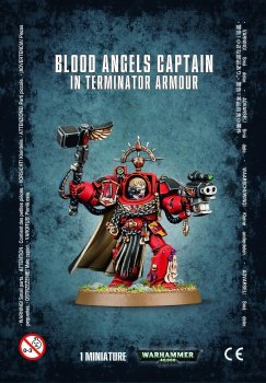 CAPTAIN IN TERMINATOR ARMOUR - BLOOD ANGELS