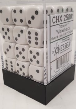 36 DES 6 OPAQUE BLANC/NOIR