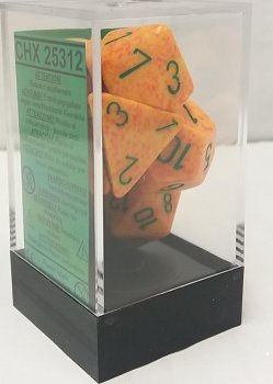 SPECKLED DICE SET - LOTUS