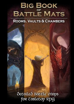 Livre plateau de jeu : Big Book of Battle Mats Rooms, Vaults and Chambers