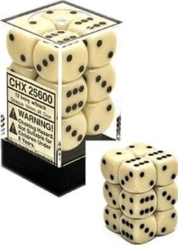 12D6 16MM IVOIRE/NOIR