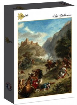 2000P Eugene Delacroix : Arabes tirailles dans les montagnes