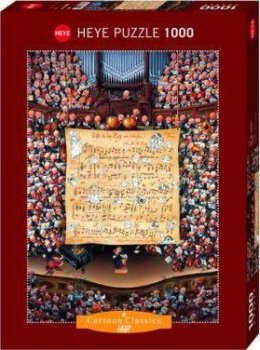 PUZZLE 1000P CARTOON PARTITION