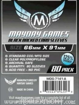 80 POCHETTES NOIR 66X91