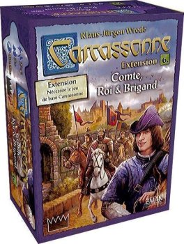 CARCASSONNE EXTENSION 6 COMTE, ROI & BRIGAND